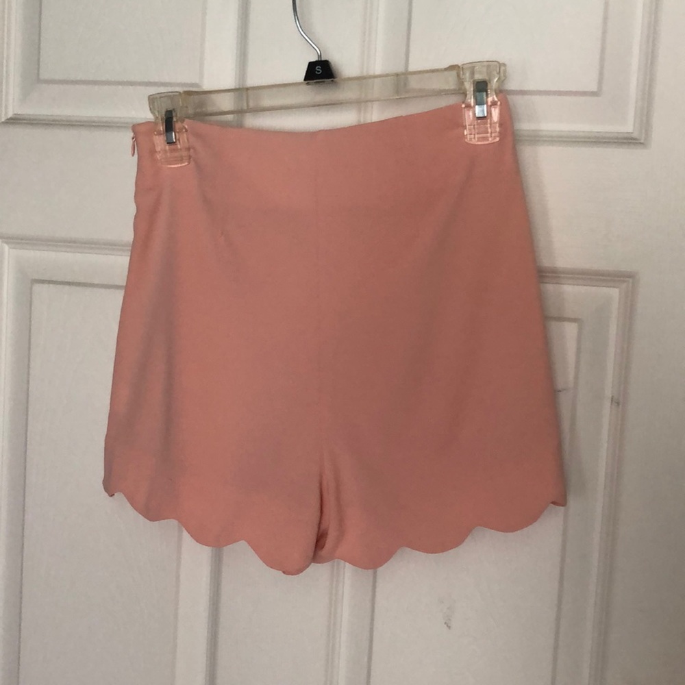 Pink high waisted shorts